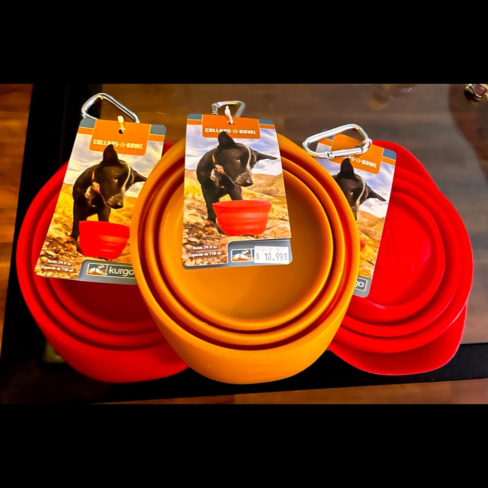 Kurgo “Collapse a Bowl” 24oz collapsable pet bowl